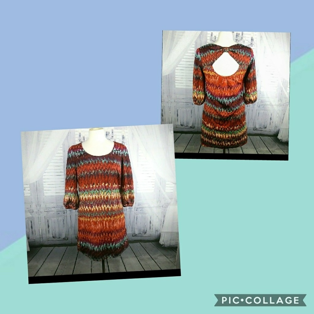 Lily Rose Open Back Shift Dress.SzXS.P14